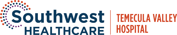 Southwest Healthcare Temecula Valley Hospital logo with stylized circular design