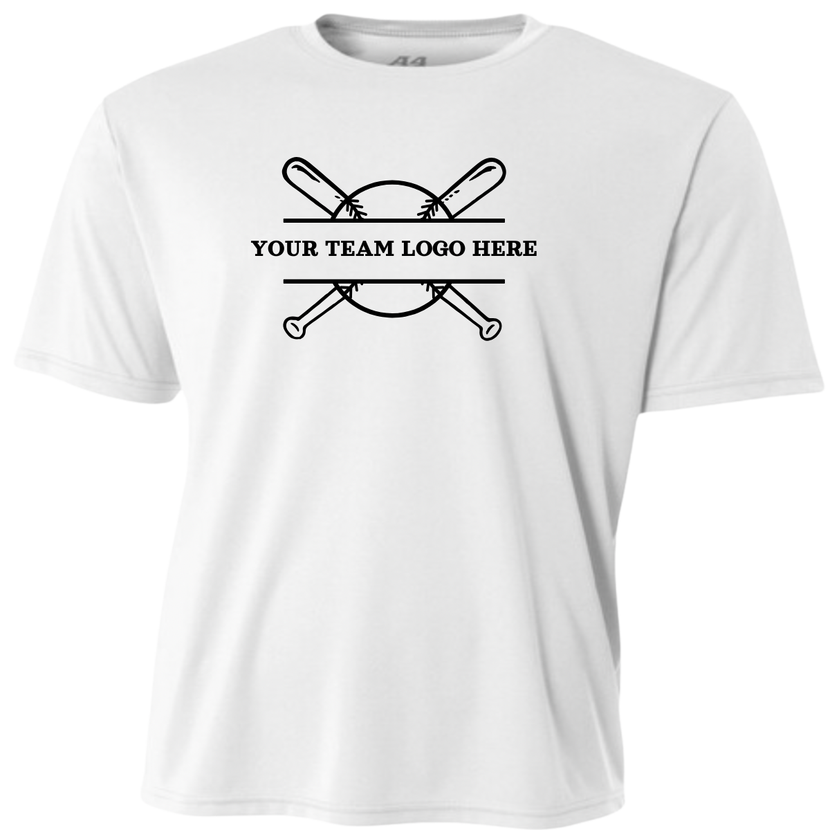 Polyester Short Sleeve Tee - White