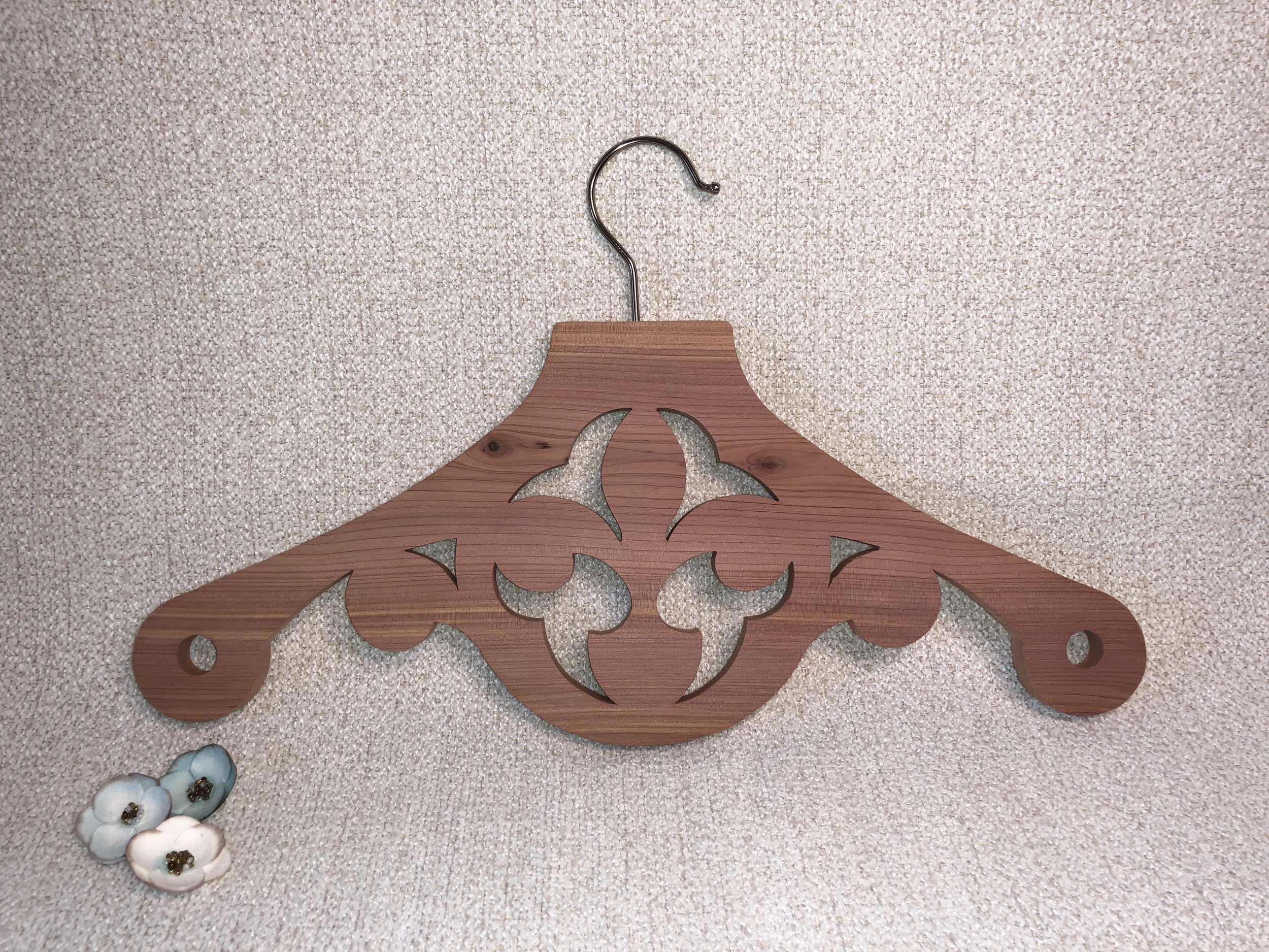 Cedar Coat Hanger