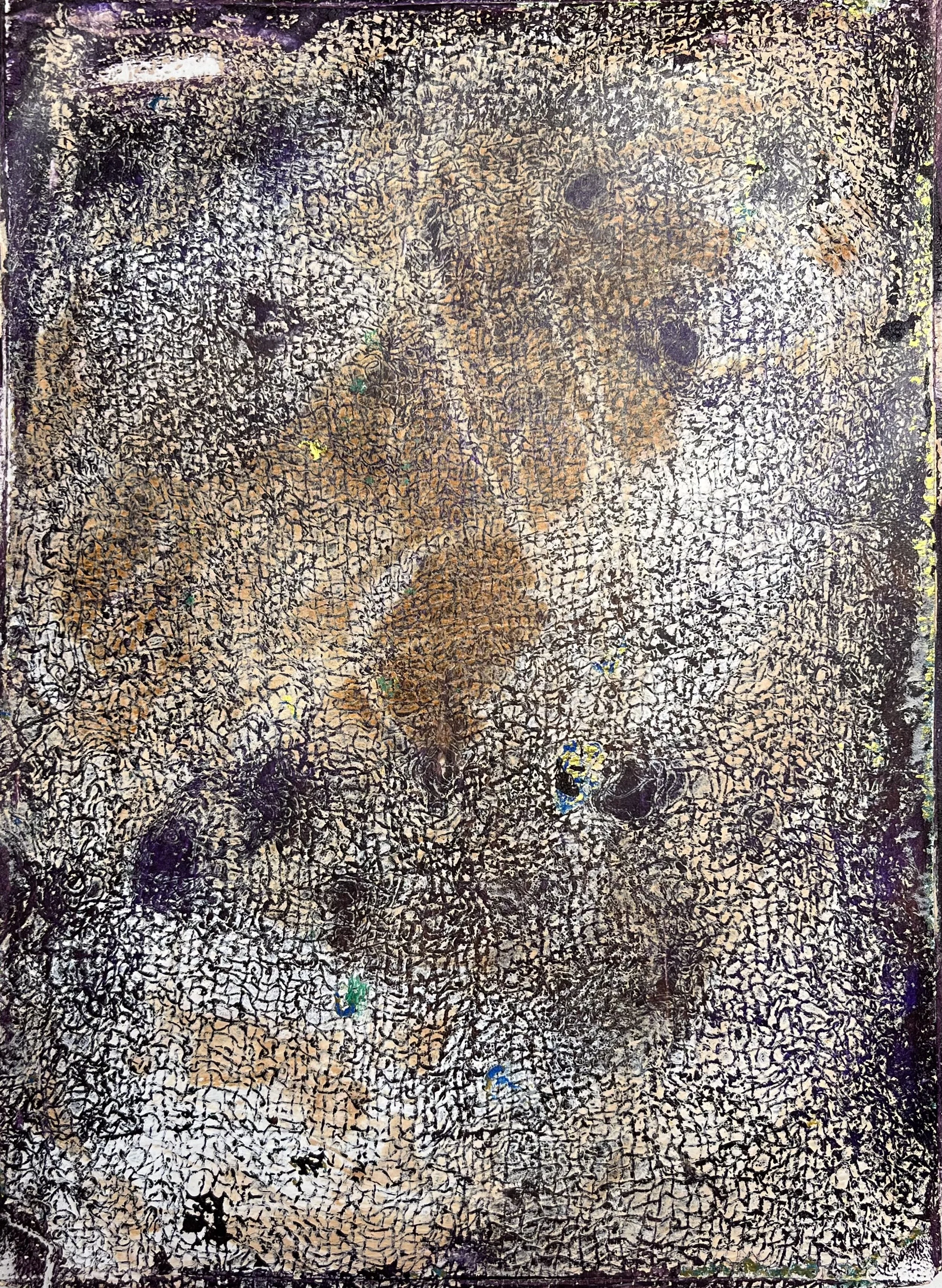 "Ordination 5" 2024
Acrylic monoprint; 5 x 7"