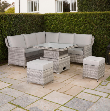 Monaco Square Corner Sofa Set