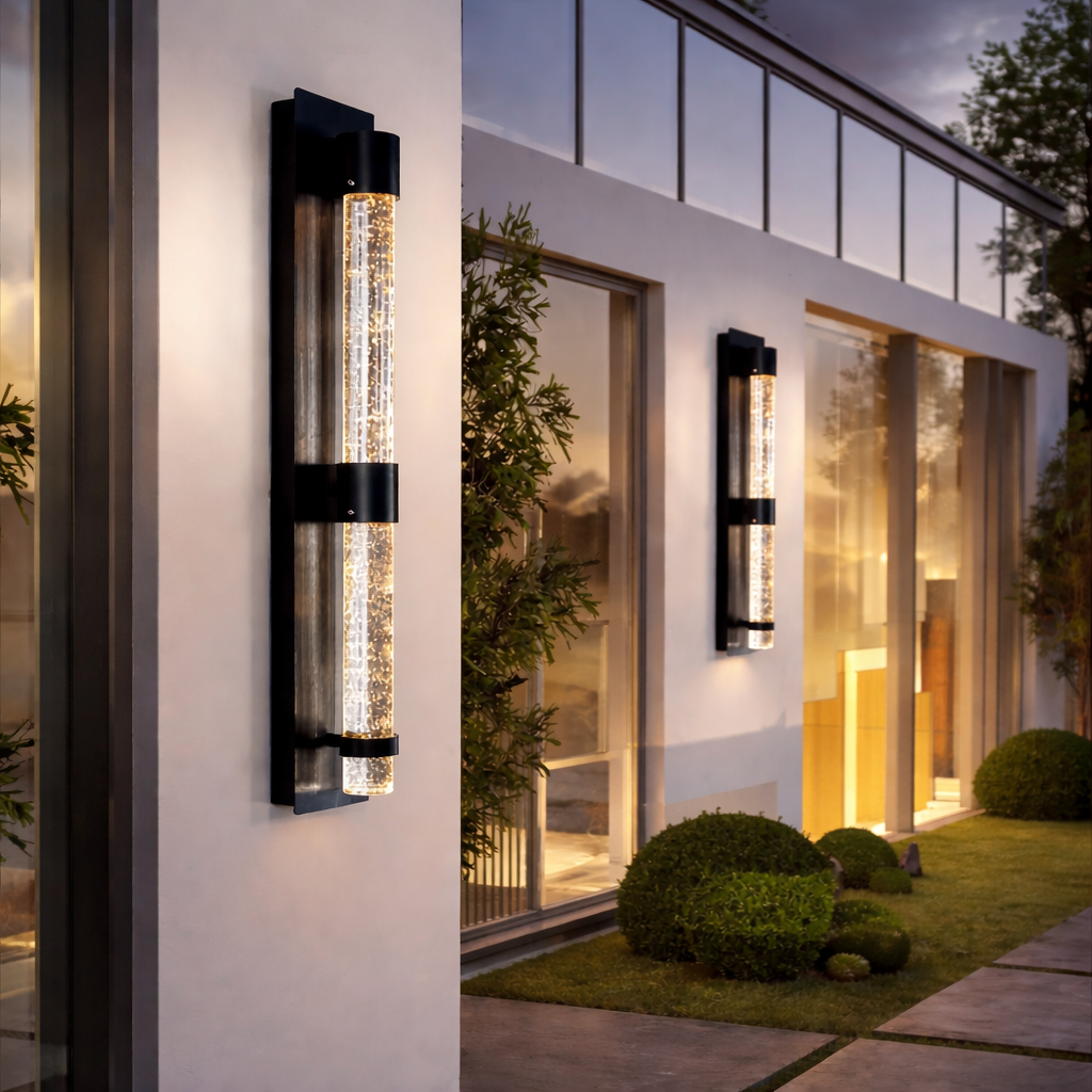 Aurelia Crystal Outdoor Wall Light