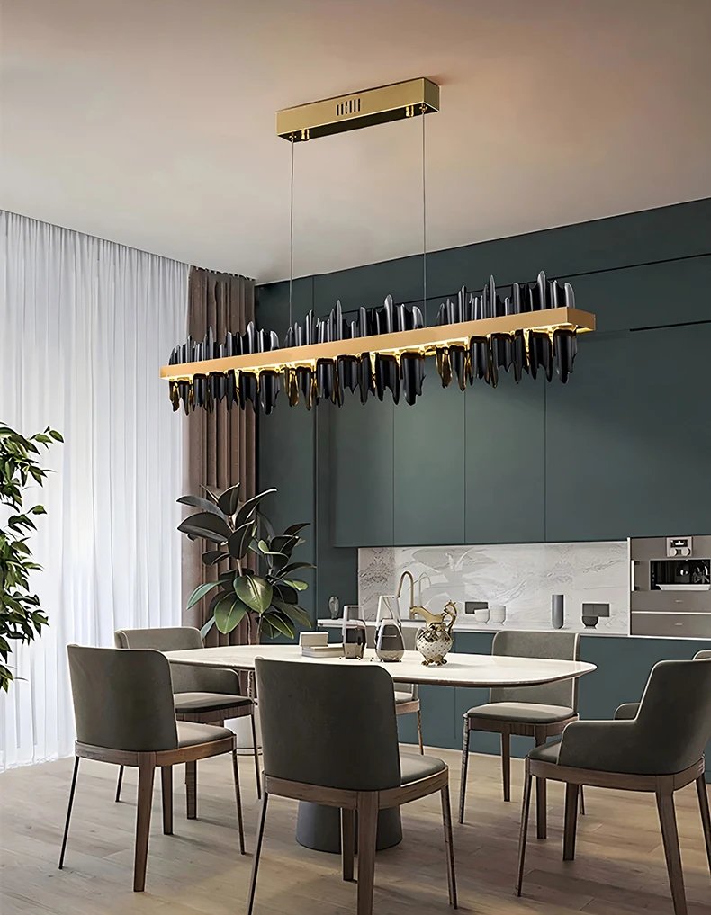 Nocturne Crest Linear Pendant Light