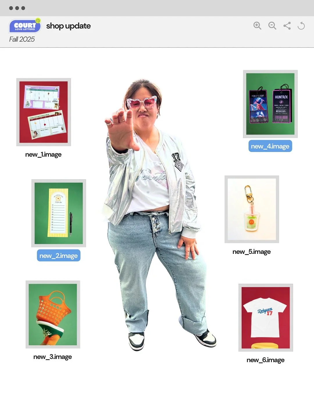 Now loading: K-pop &amp; foodie vibes 💻🛜

Your bag + desk + heart need these hard-to-find drops.

Swipe through and meet your new obsessions:
▪️ Dokyeom Tee &ndash; Dodgers + DK energy ⚾💎
▪️ Huntr/x Holo Suncatcher Charm &ndash; sparkle like a dem