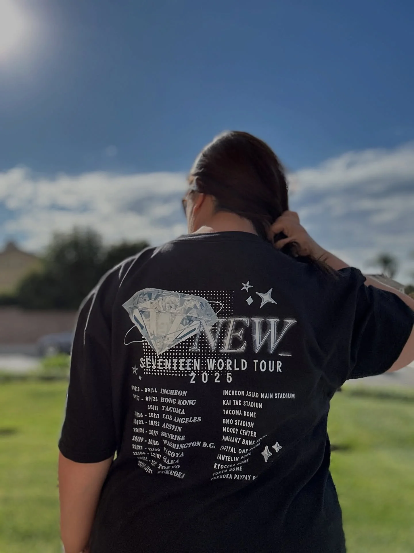 I&rsquo;m so sad that my official Seventeen tour tee doesn&rsquo;t fit (they only go up to size XL 😭😭😭) but it makes me appreciate the tour shirt I designed all the more.

Printed on the softest Comfort Colors shirt, it&rsquo;s available in sizes 