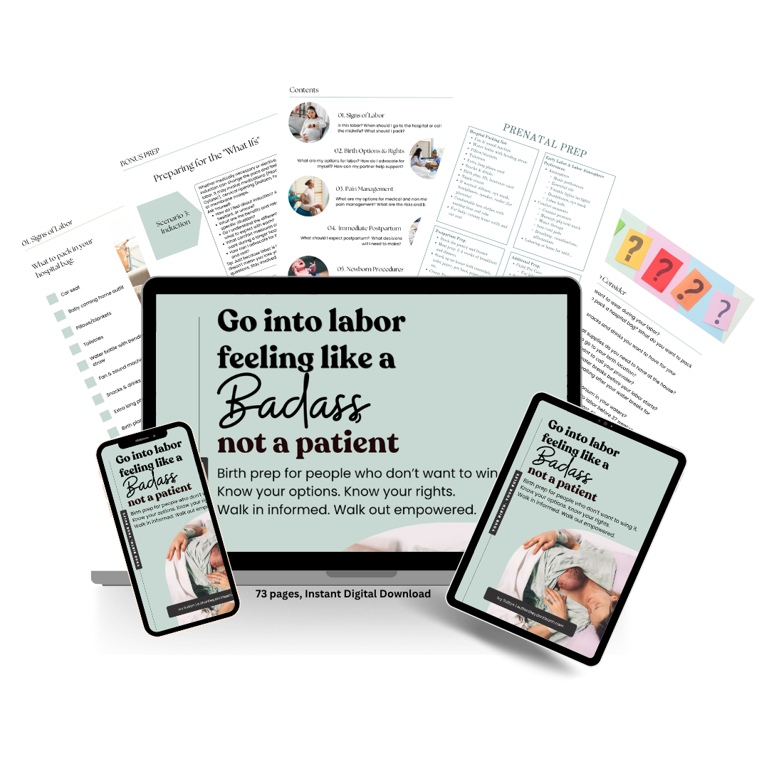 birth prep ebook