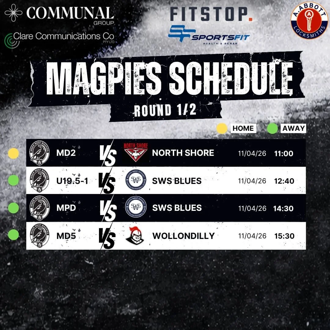 Big weekend of footy ahead 🔥

Our Men&rsquo;s Division Two kick off their season at home, taking on the North Shore Bombers at Picken Oval from 11am 🏉

On the road, our U19-1 &amp; Premier Division head to Macquarie Fields to face the South West Sy