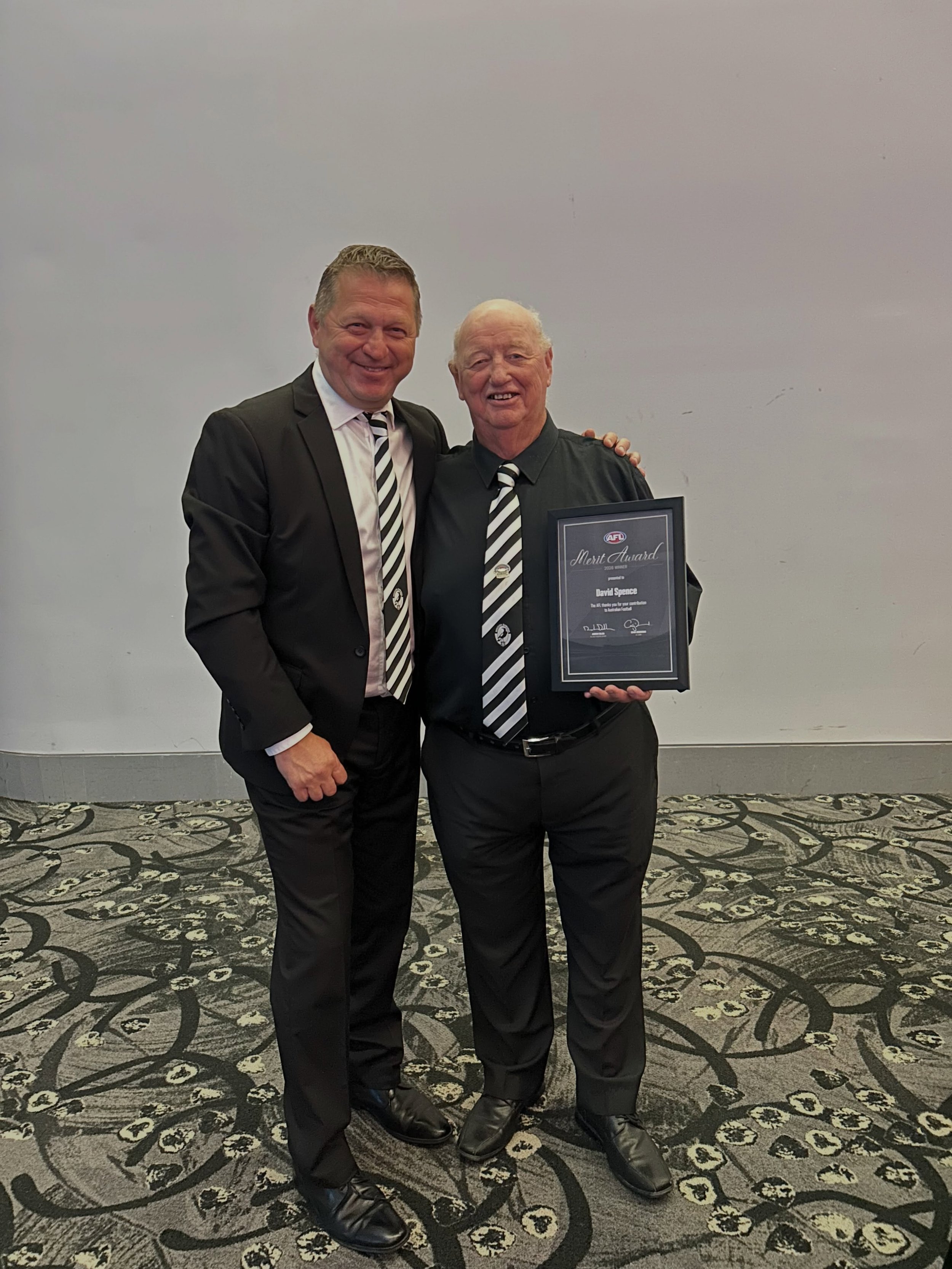 A huge congratulations to club legend David &ldquo;Spanner&rdquo; Spence on receiving the AFL NSW/ACT Merit Award.

We are incredibly lucky to have Spanner as part of our club and are extremely grateful for the years of service, commitment and dedica