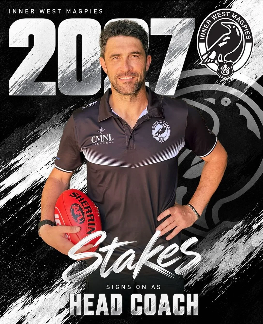 ⚫⚪ STAKES SIGNS ON FOR 2027! ⚫⚪

The Inner West Magpies are excited to announce that Brent Staker, aka &ldquo;Stakes&rdquo;, has signed on as Senior Head Coach for the 2027 season!

Brent&rsquo;s commitment to the Magpies for another season is fantas