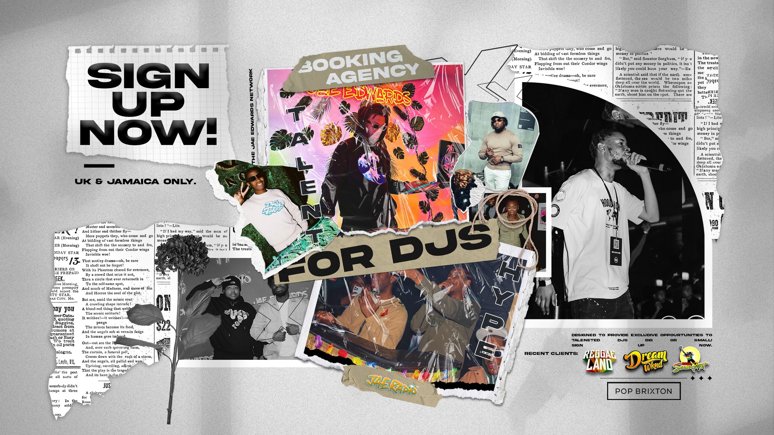 Jae Radio DJ Agency. Island DRE, Deejay J3, krdagreat, Jae Edwrads, Dj Rmb