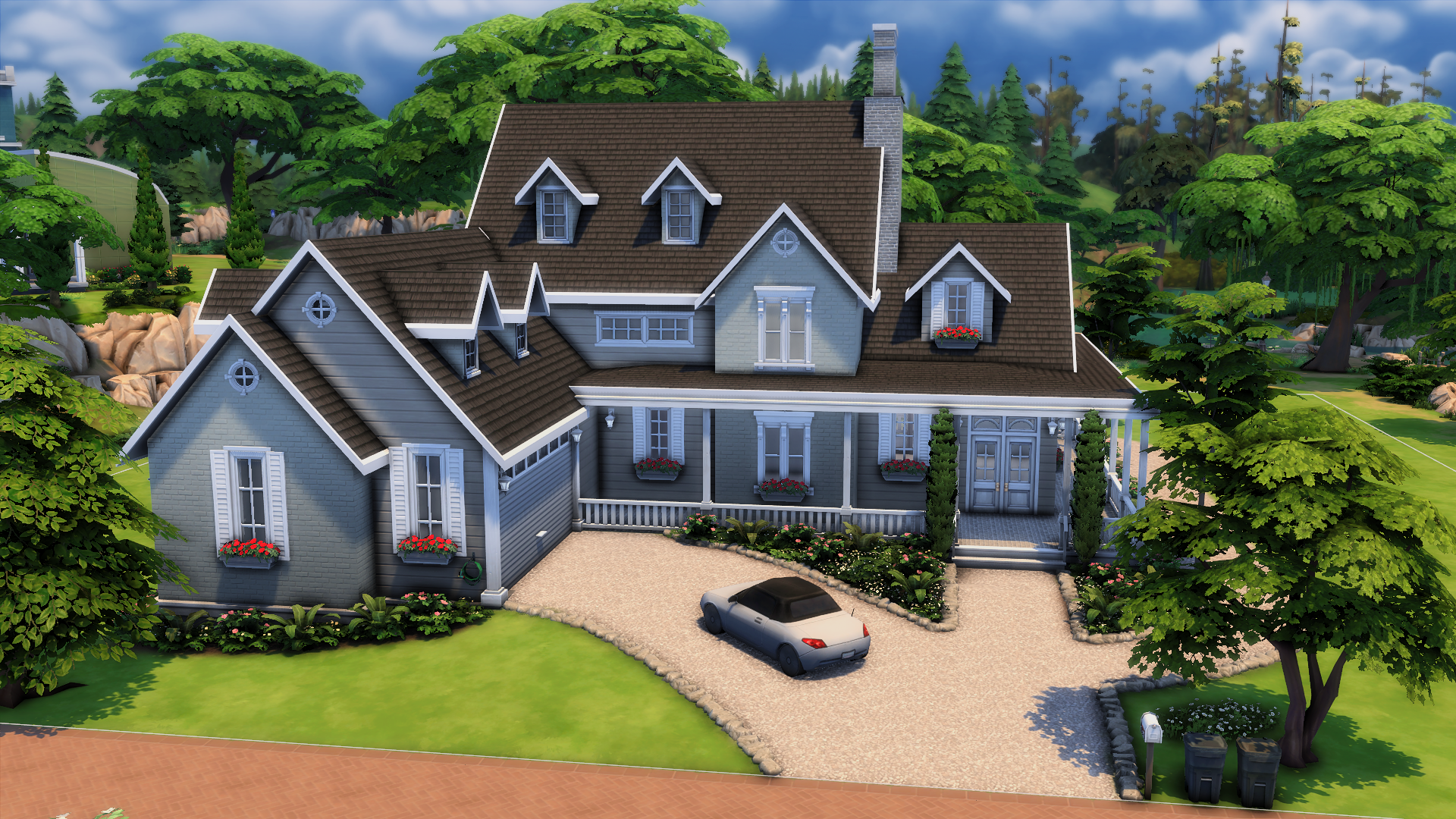 Base Game Family Home: 40 x 30 | 4 bed 5 bath | §64,561