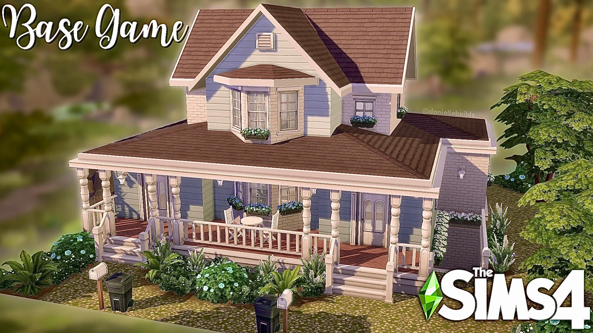 Flower Way (base game): 20 x 20 | 2 bed 2 bath | §119,228