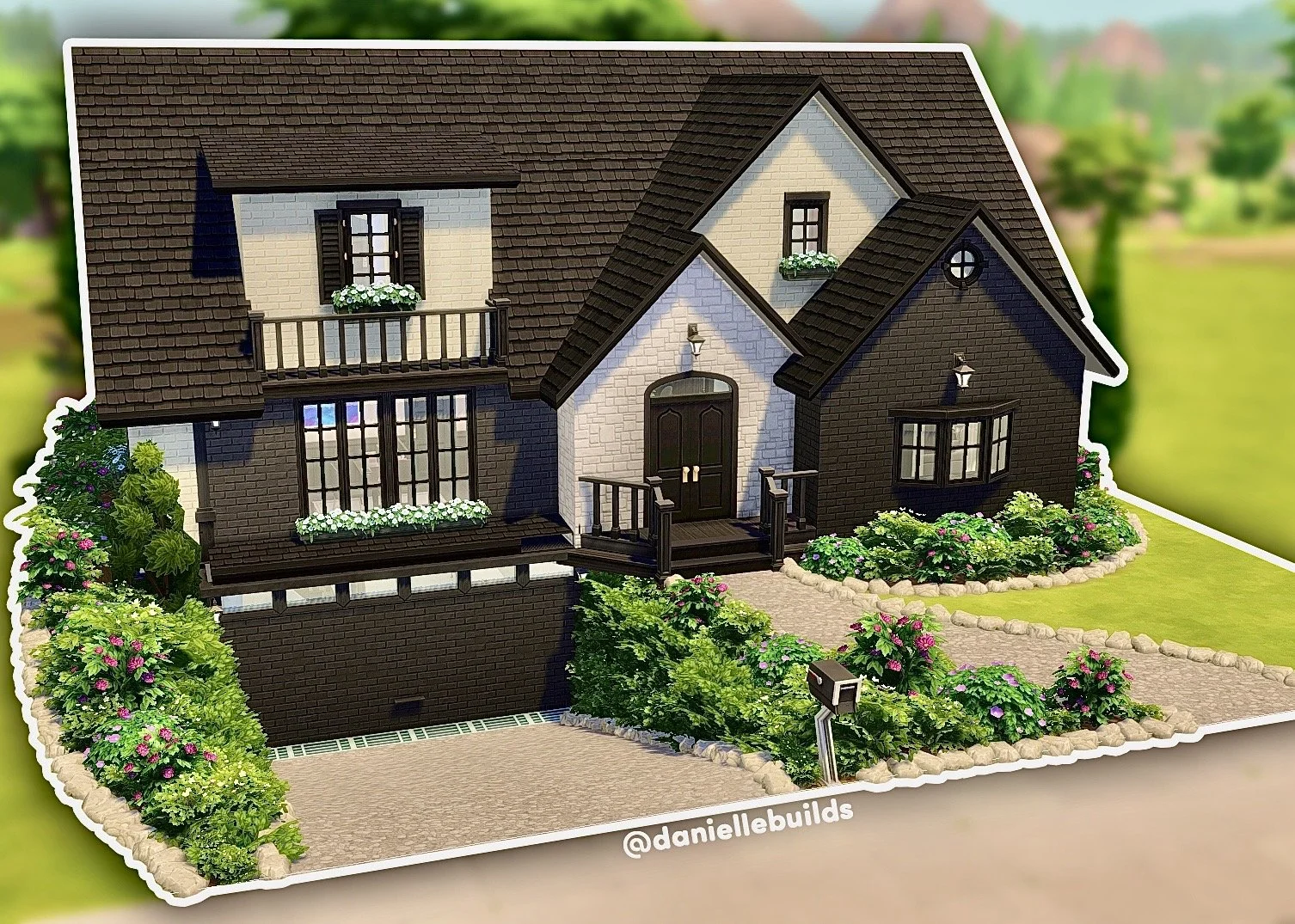 Base Game House: 30 x 20 | 4 bed 5 bath | §199,087