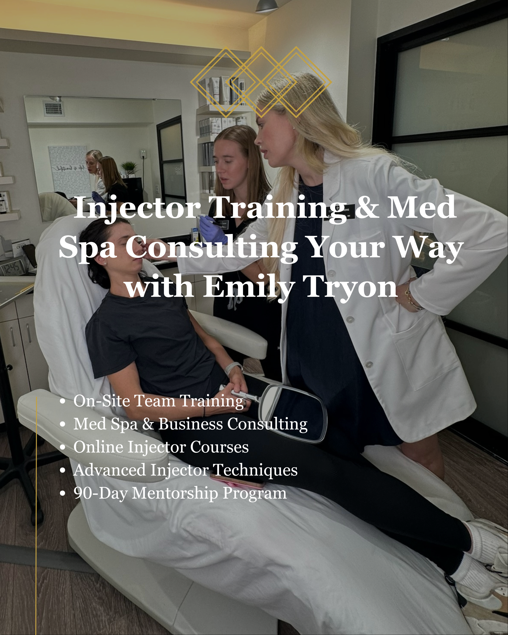 Train with Emily Tryon: Advanced Injector Training, Med Spa Consulting &amp; Aesthetic Business Growth