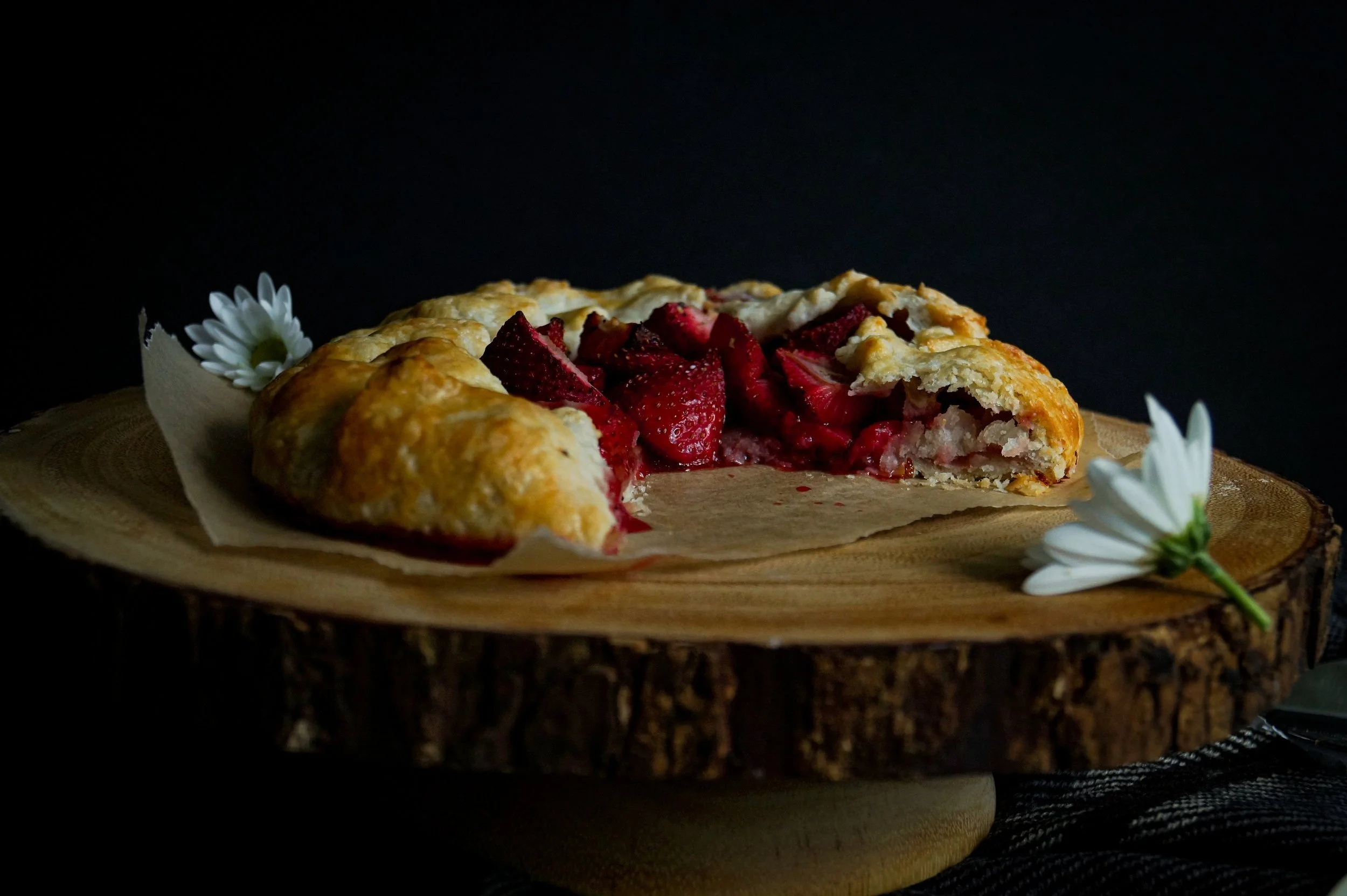 Deliciously Unique: Strawberry &amp; Black Pepper Galette
