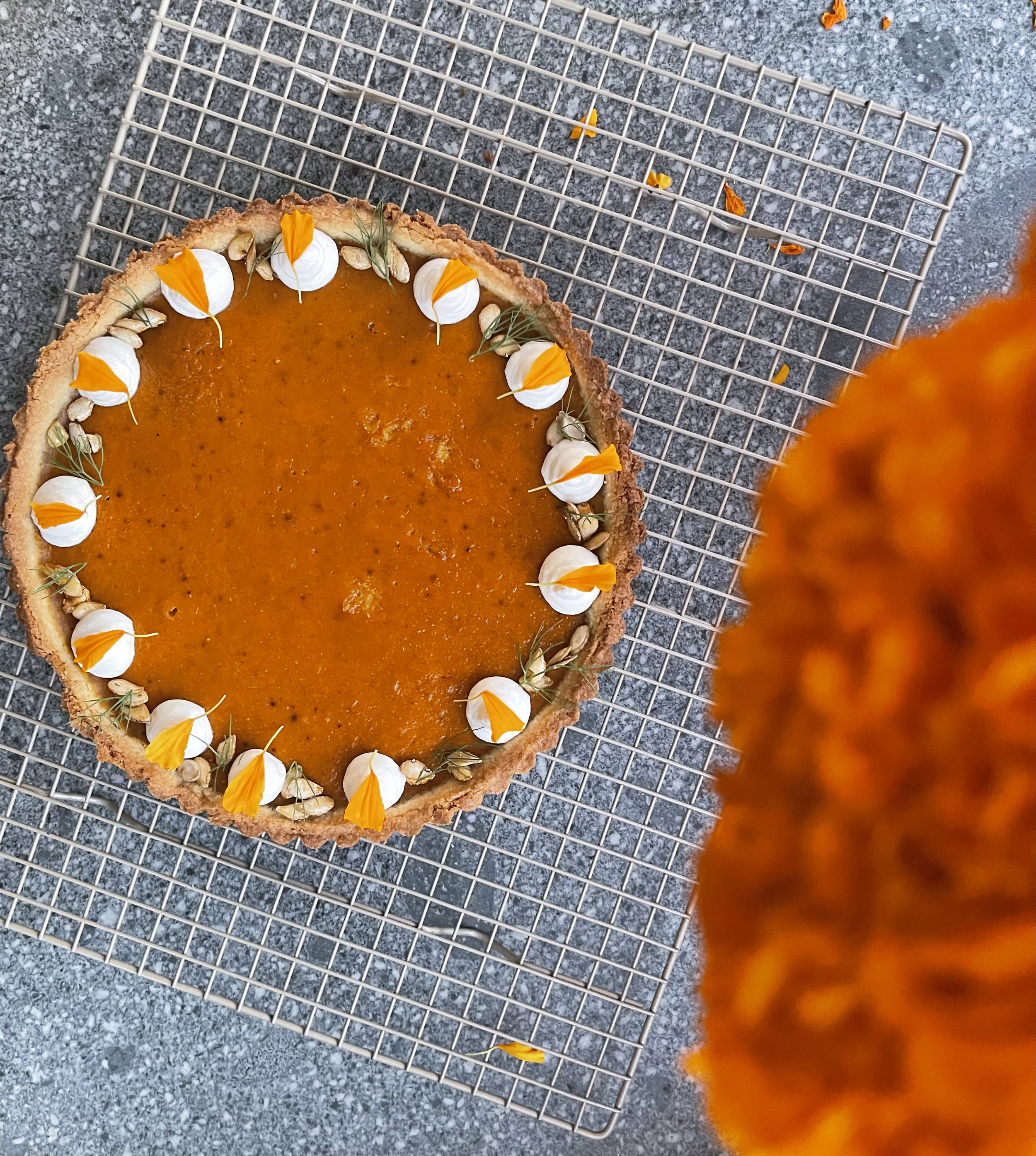 Gluten Free Honey Nut Squash Tart