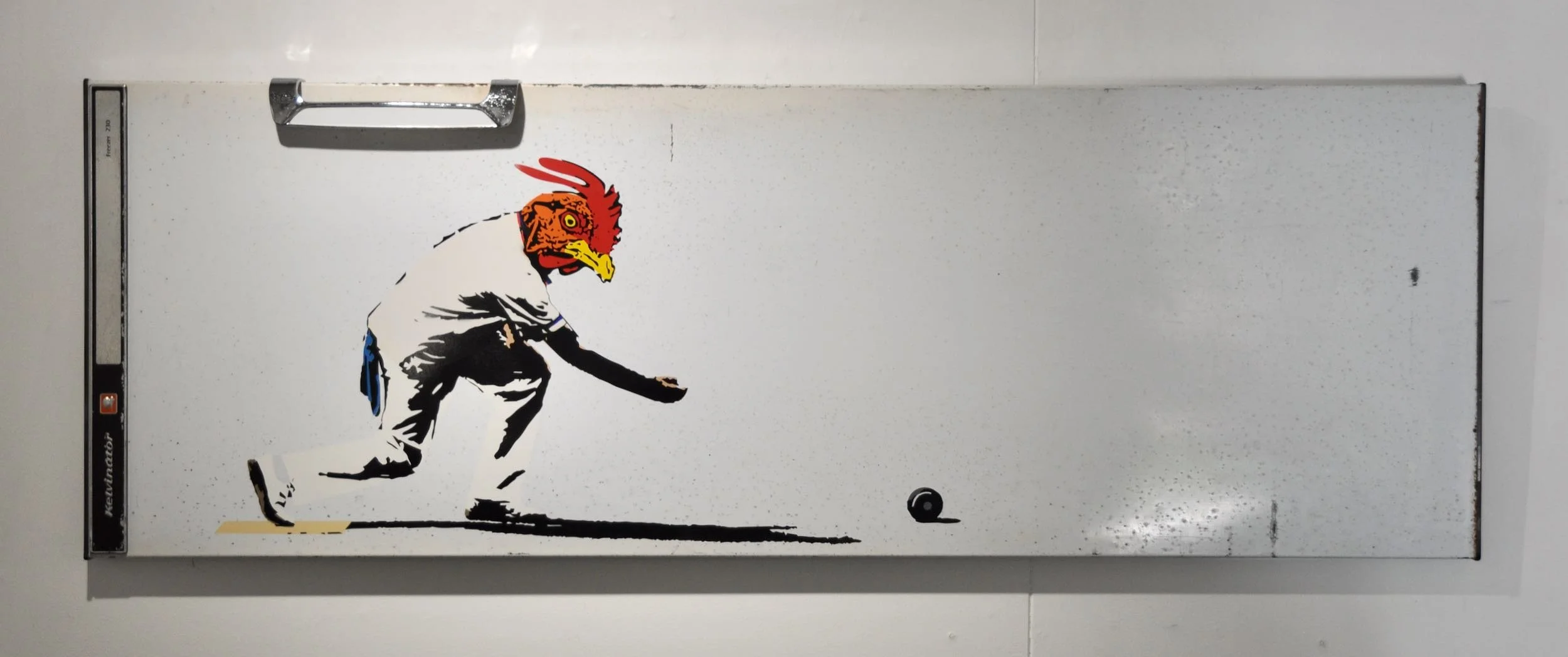 Jock Bowls   80’s freezer door, Molotow paints