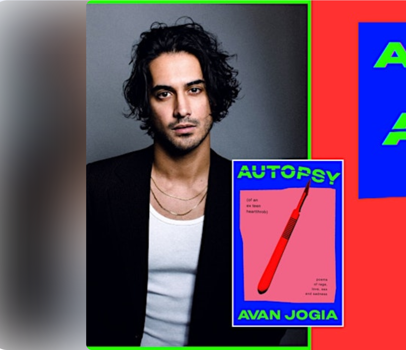 Avan Jogia signs Autopsy (of an Ex-Teen Heartthrob)