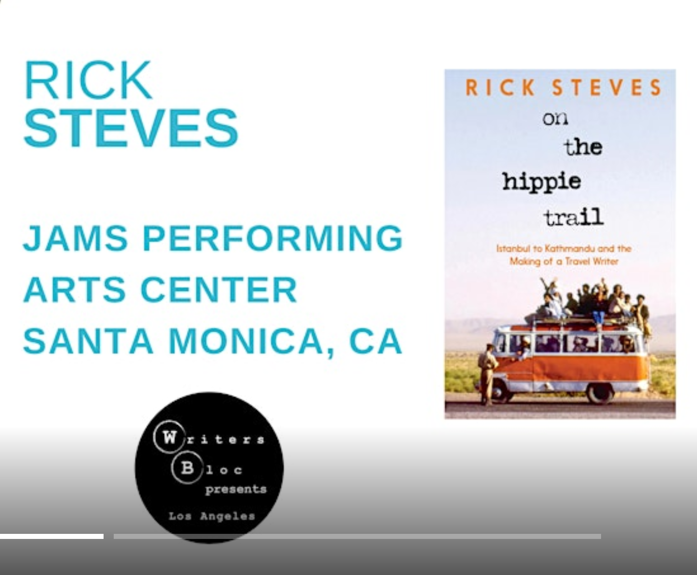 Writers Bloc Presents Rick Steves