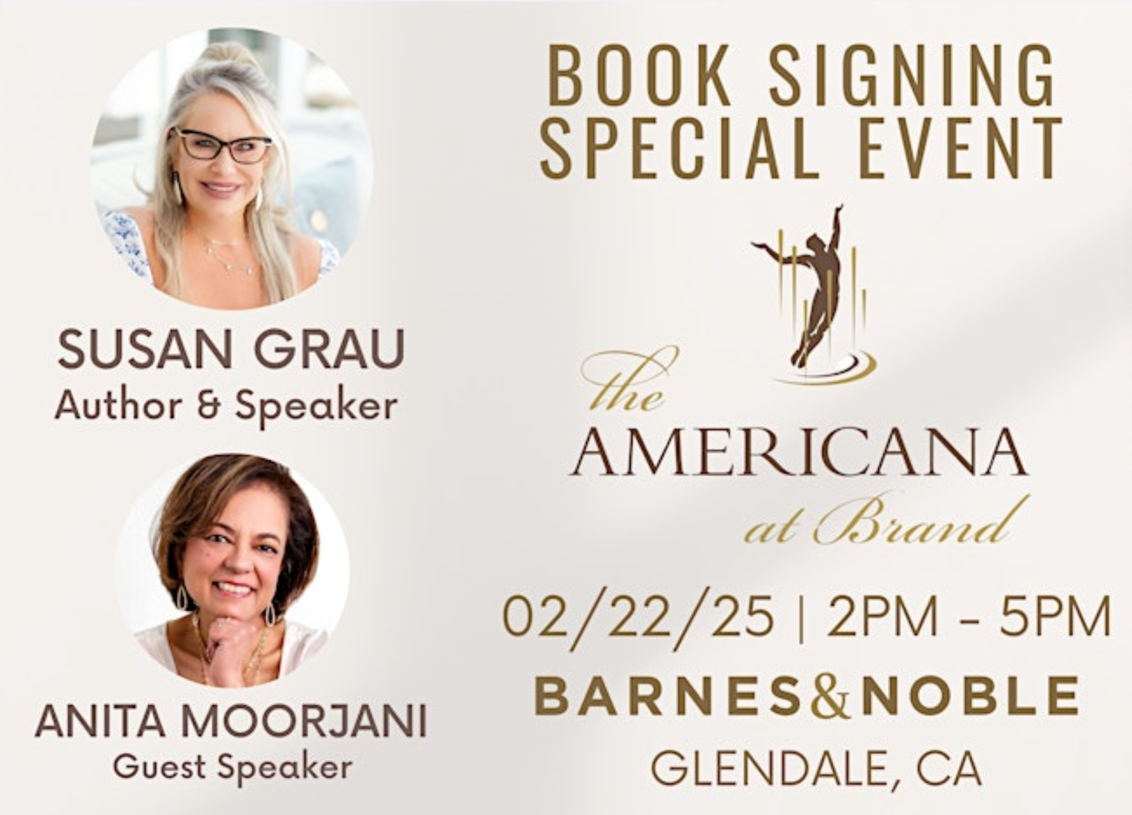 Meet Celebrity Medium, Susan Grau! Book Signing Infinite Life, Infinite Lessons: Wisdom from the Spirit World on Living, Dying, and the In-Between Event: Barnes &amp; Noble Glendale, CA