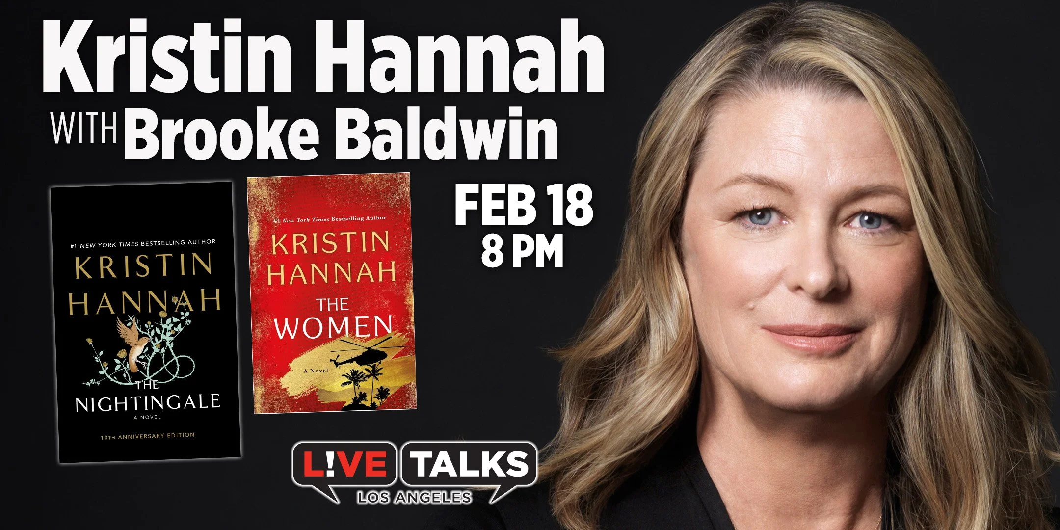 KRISTIN HANNAH in conversation with BROOKE BALDWIN