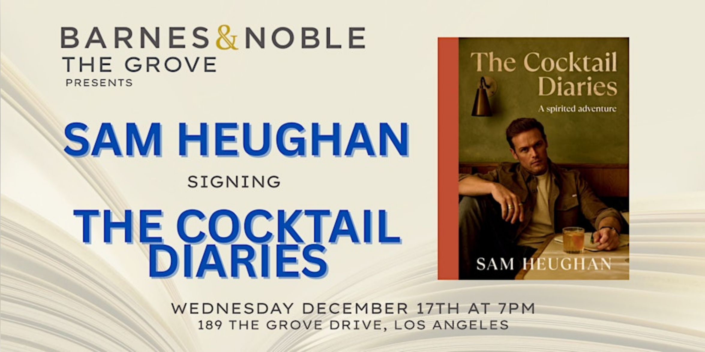 Sam Heughan (THE COCKTAIL DIARIES)