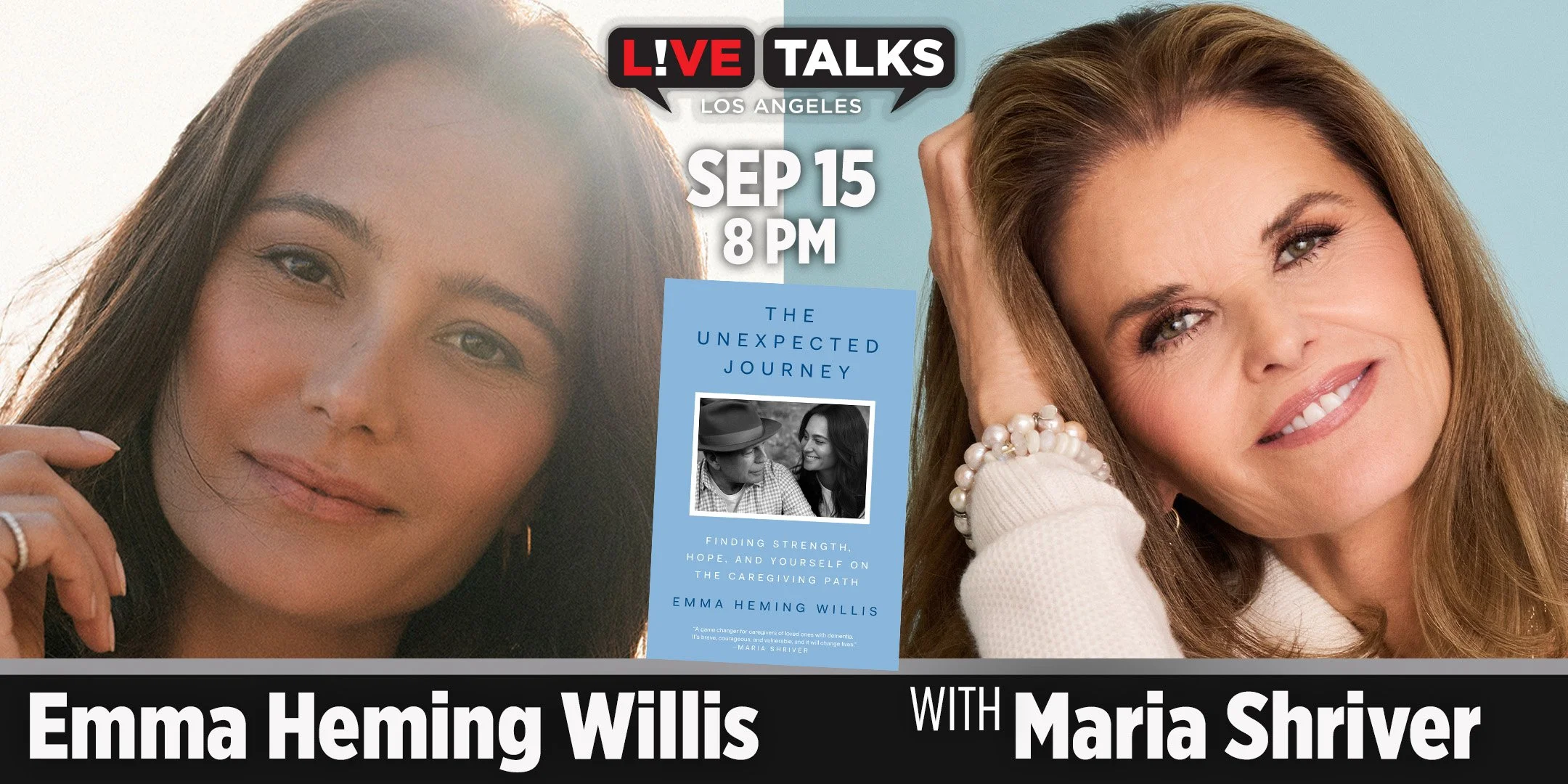 EMMA HEMING WILLIS in conversation with MARIA SHRIVER (In-person & virtual)