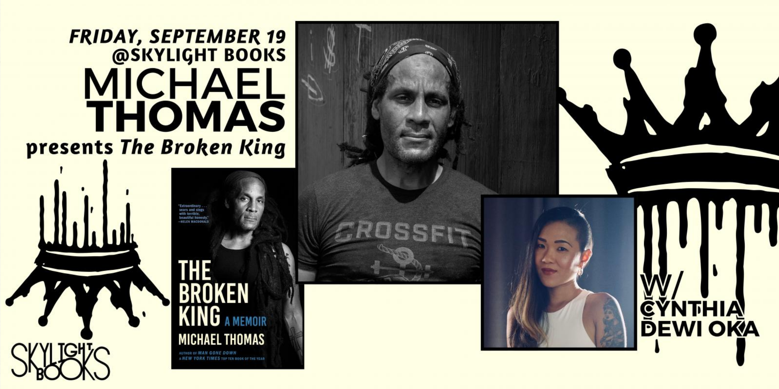 Michael Thomas (THE BROKEN KING) with Cynthia Dewi Oka