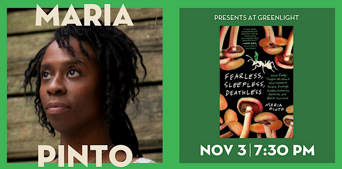 Maria Pinto (FEARLESS, SLEEPLESS, DEATHLESS) launch w/Eugenia Bone