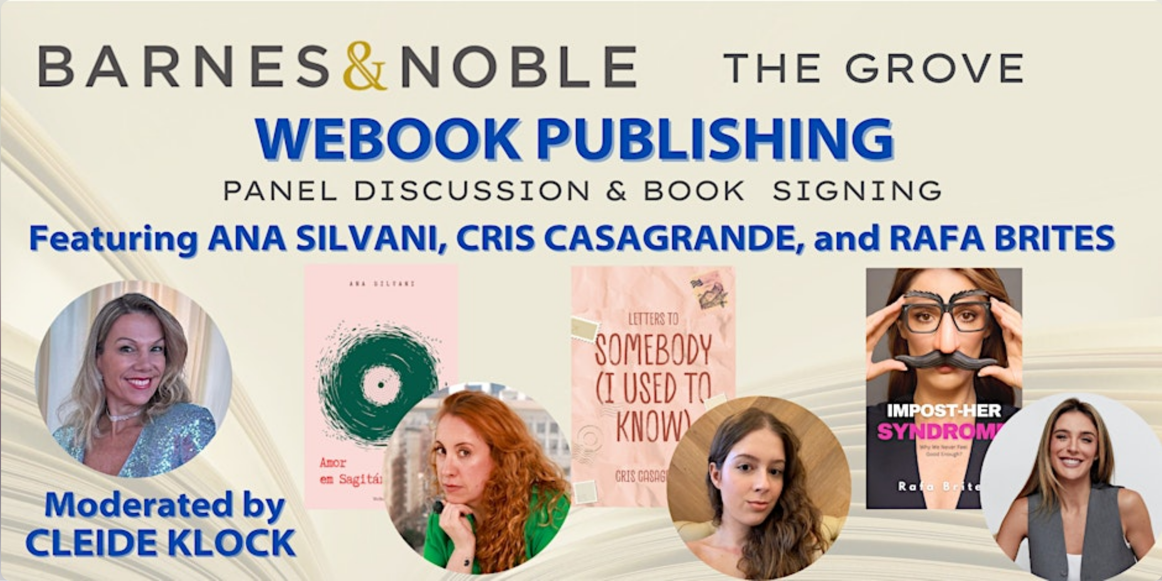 Ana Silvani, Cris Casagrande, and Rafa Briteson moderated by Cleide Klock