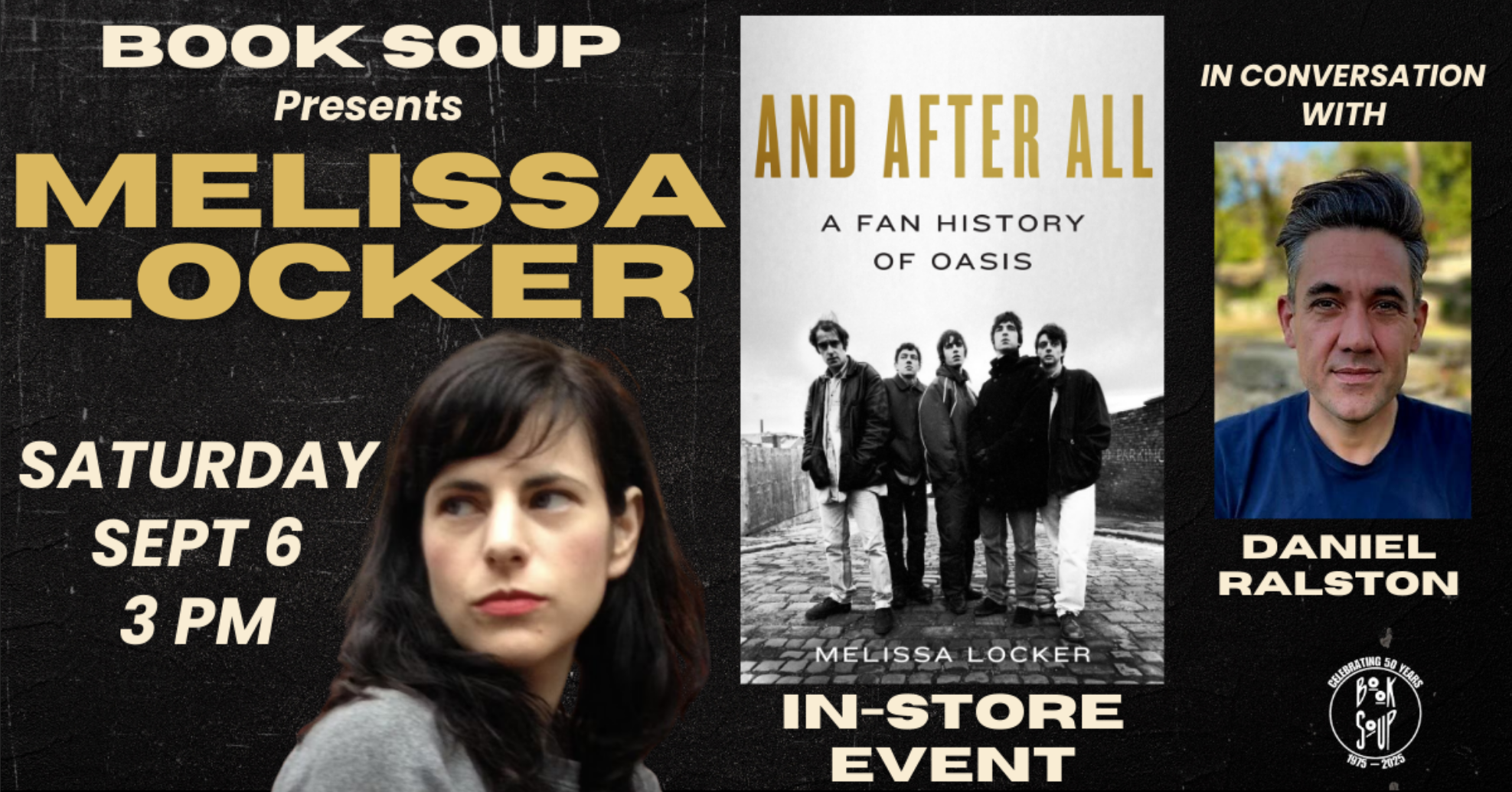 Melissa Locker (And After All: A Fan History of Oasis) with Daniel Ralston
