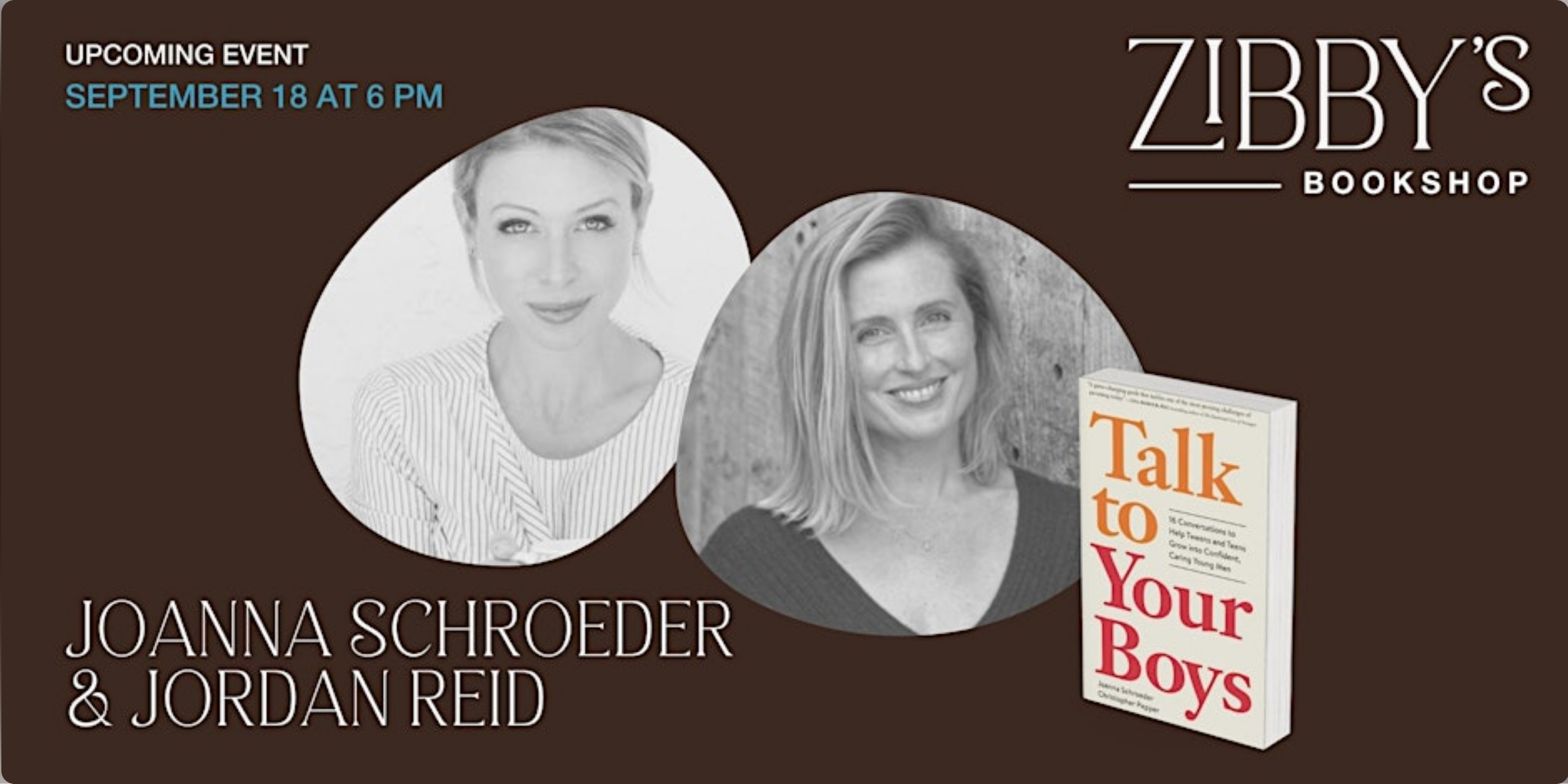 Joanna Schroeder (Talk to your Boys) with Jordan Reid