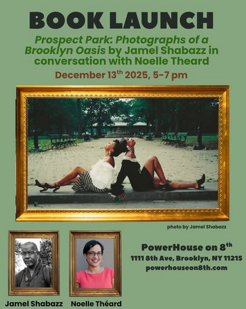 Photographer Jamel Shabazz (PROSPECT PARK) monograph launch w/Noelle Théard