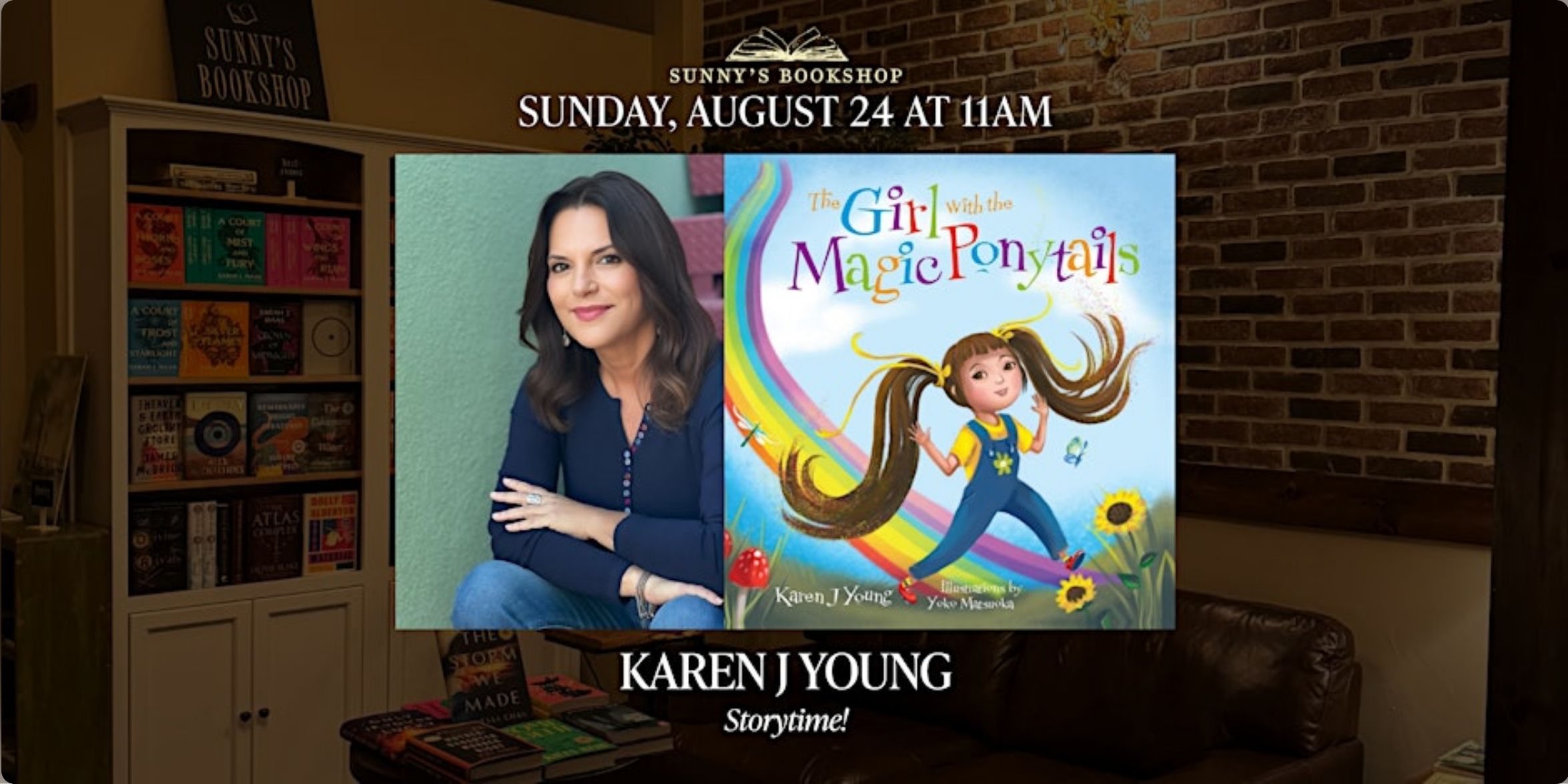 Karen J Young (THE GIRL WITH THE MAGIC PONYTAILS)