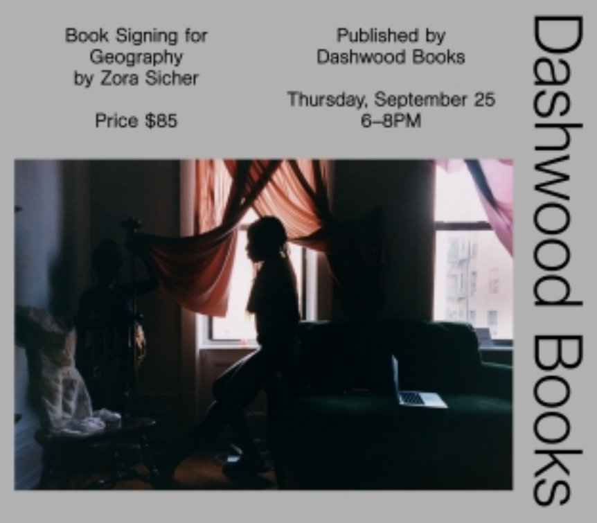 Zora Sicher (GEOGRAPHGY) monograph signing