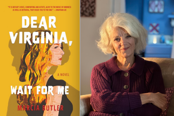 Marcia Butler (DEAR VIRGINIA, WAIT FOR ME) launch with Adrienne Brodeur