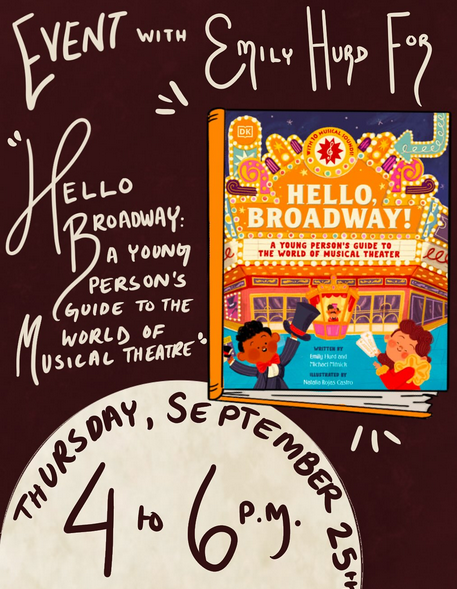 Emily Hurd & Michael Mitnick (HELLO BROADWAY!: A Young Person’s Guide to the World of Musical Theater) launch