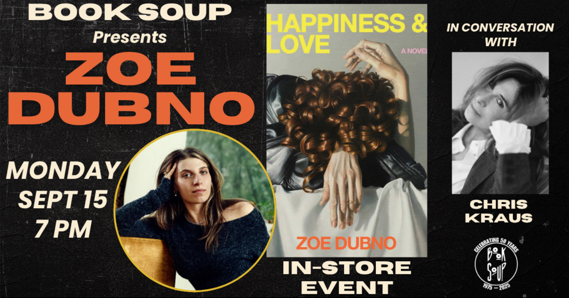 Zoe Dubno (Happiness & Love) with Chris Kraus
