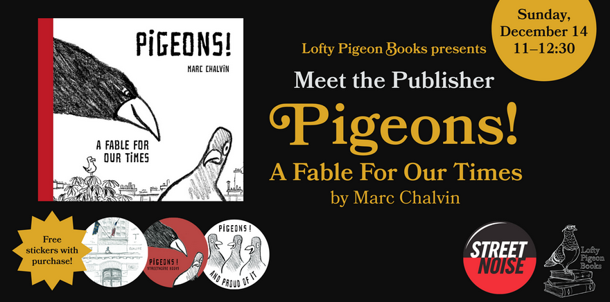 Meet Publisher Liz Frances (PIGEONS! by Marc Chalvin)