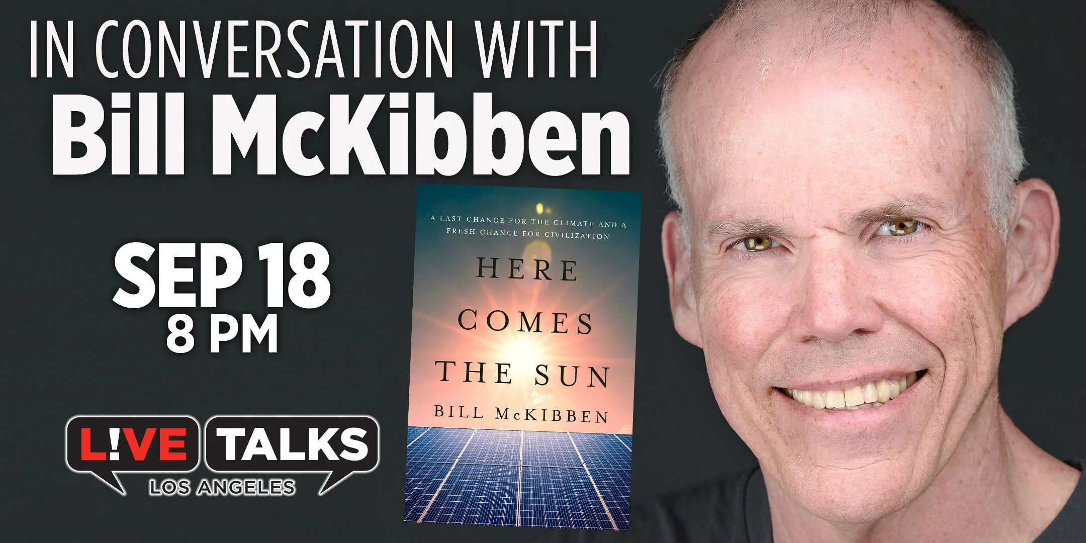 AN EVENING WITH BILL McKIBBEN (In-person & virtual)