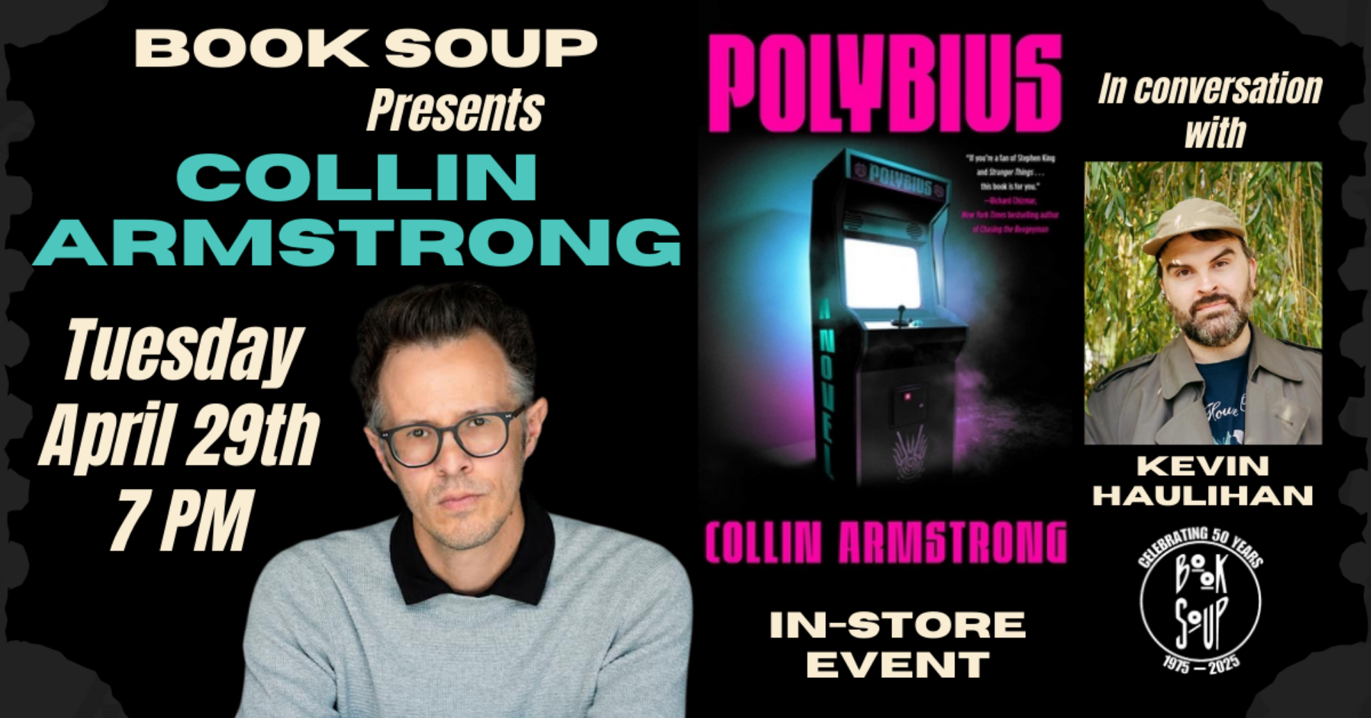 Collin Armstrong (Polybius) with Kevin Haulihan
