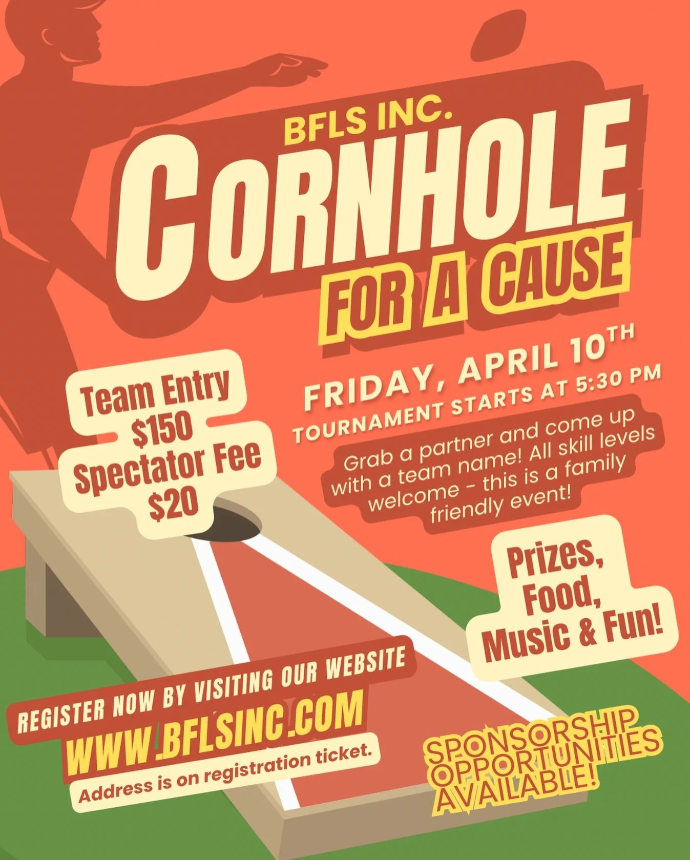 BFLS Inc. Cornhole for a Cause
