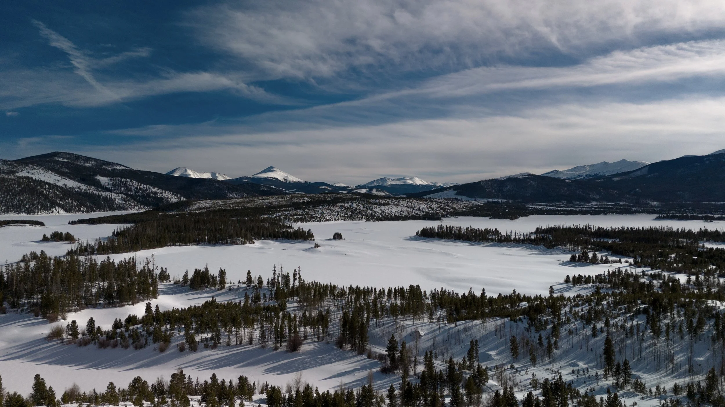 Colorado Mountains from above