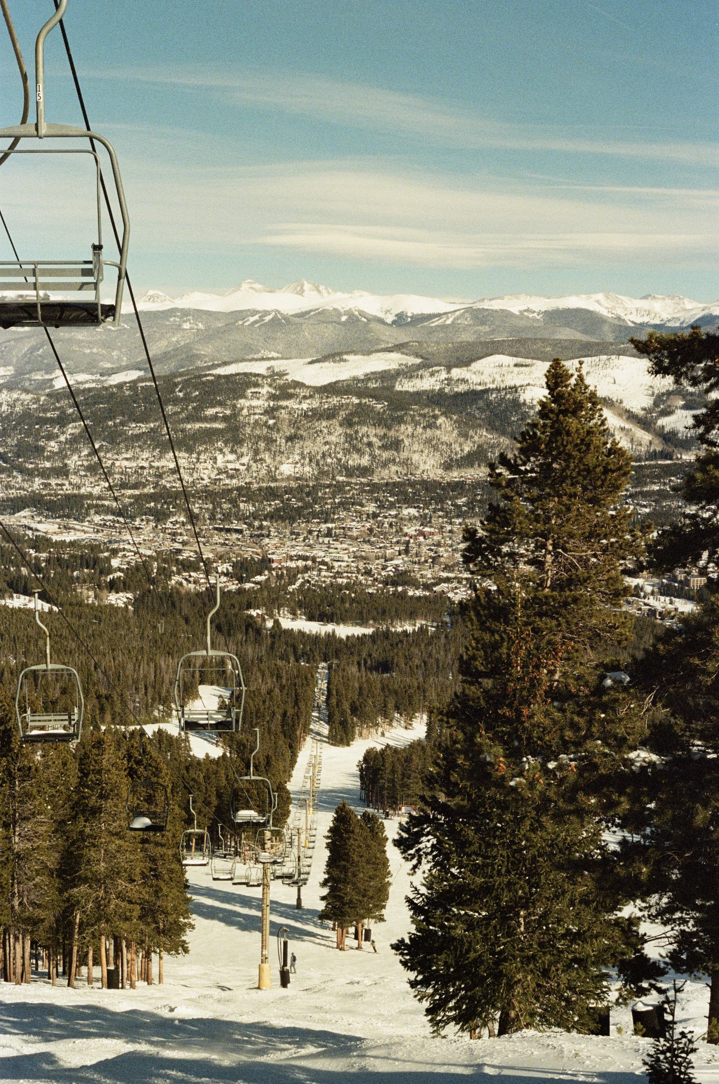 Breckenridge Ski Lift Film Photo