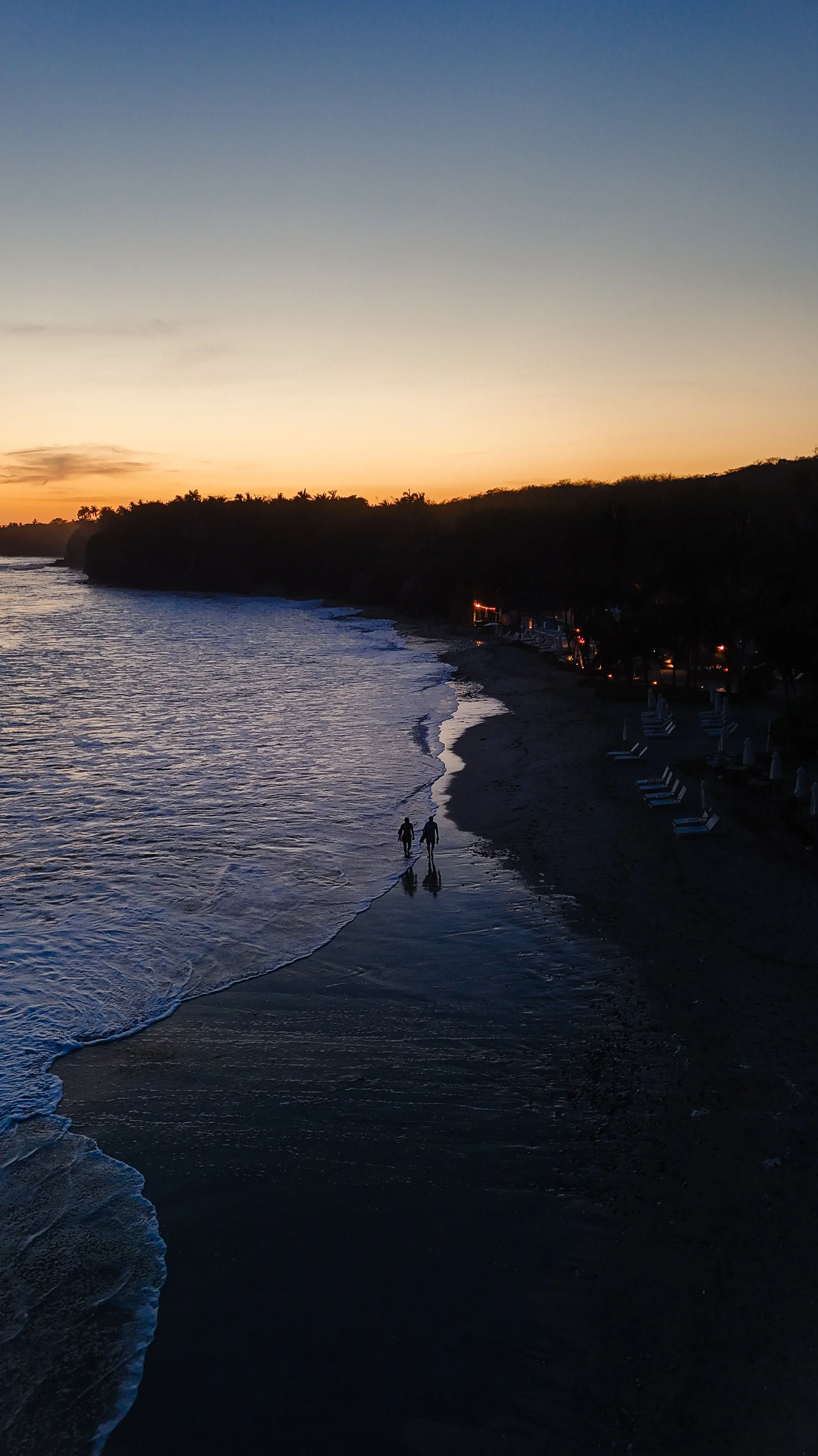 Mexico Sunset Drone Photo
