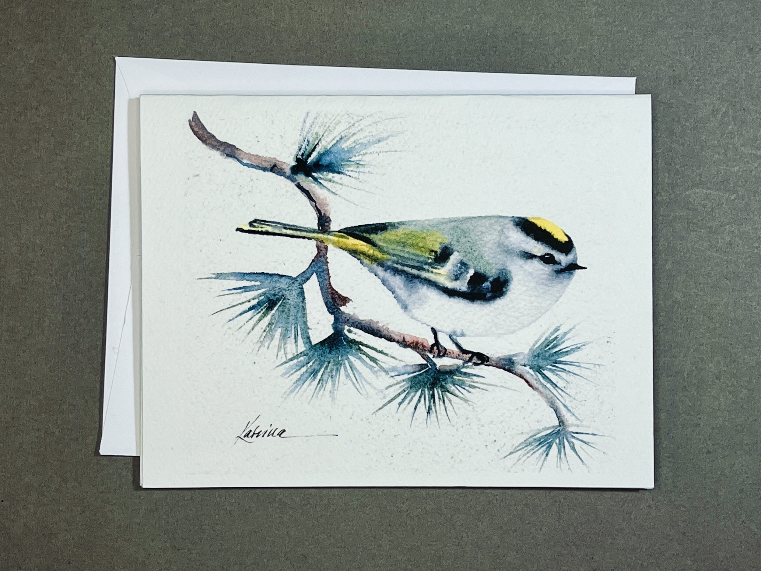 Katrina's-Cards-Golden-Crowned-Kinglet-A2-notecard.jpeg