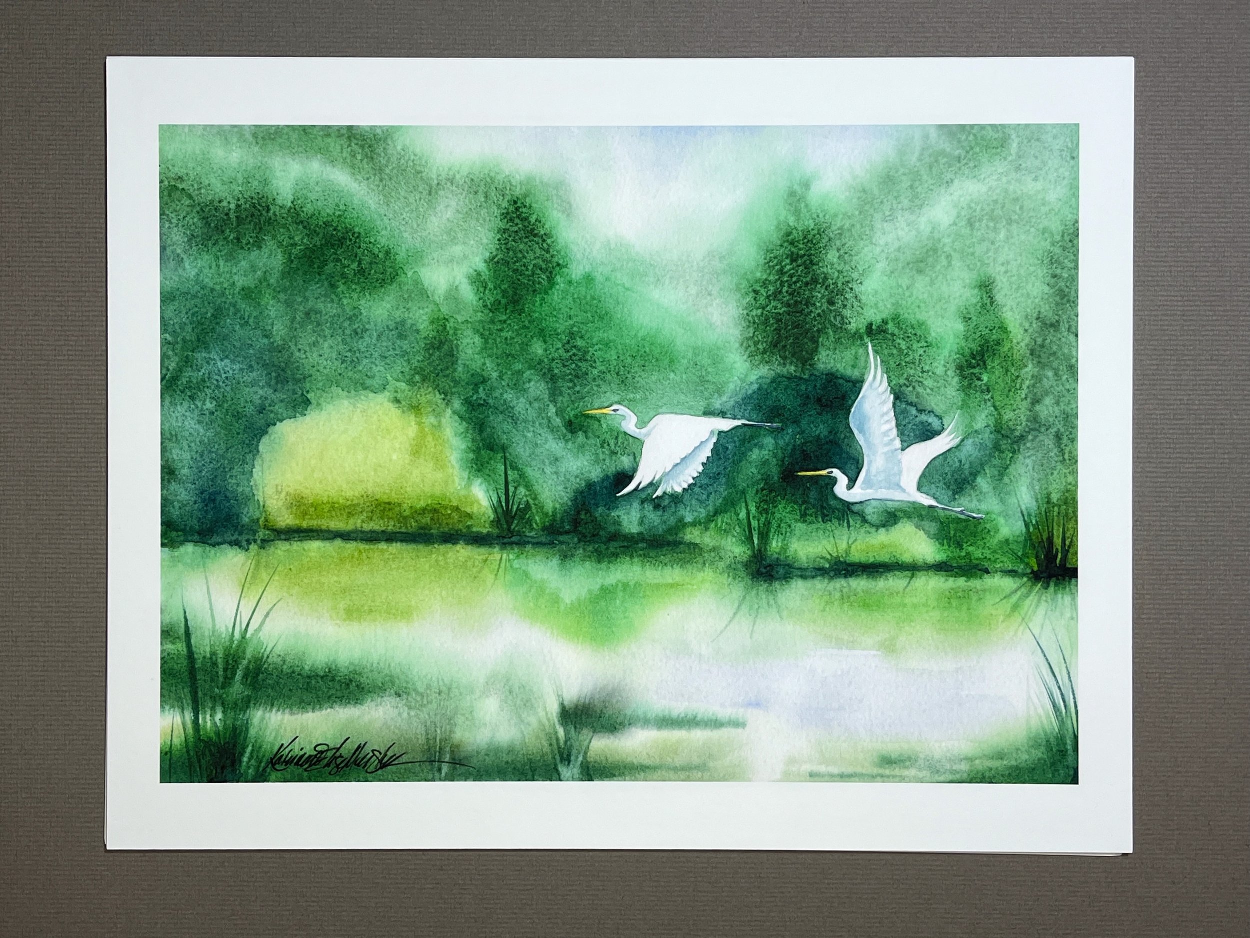 Emerald Egrets