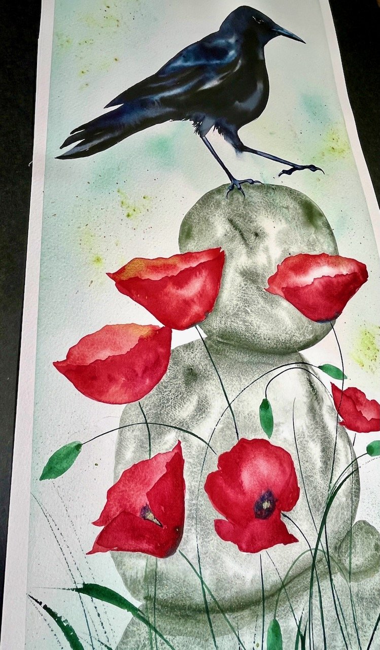 Katrina-Meister-Crow-Cairn-Poppies-Watercolor-Painting-2.jpeg