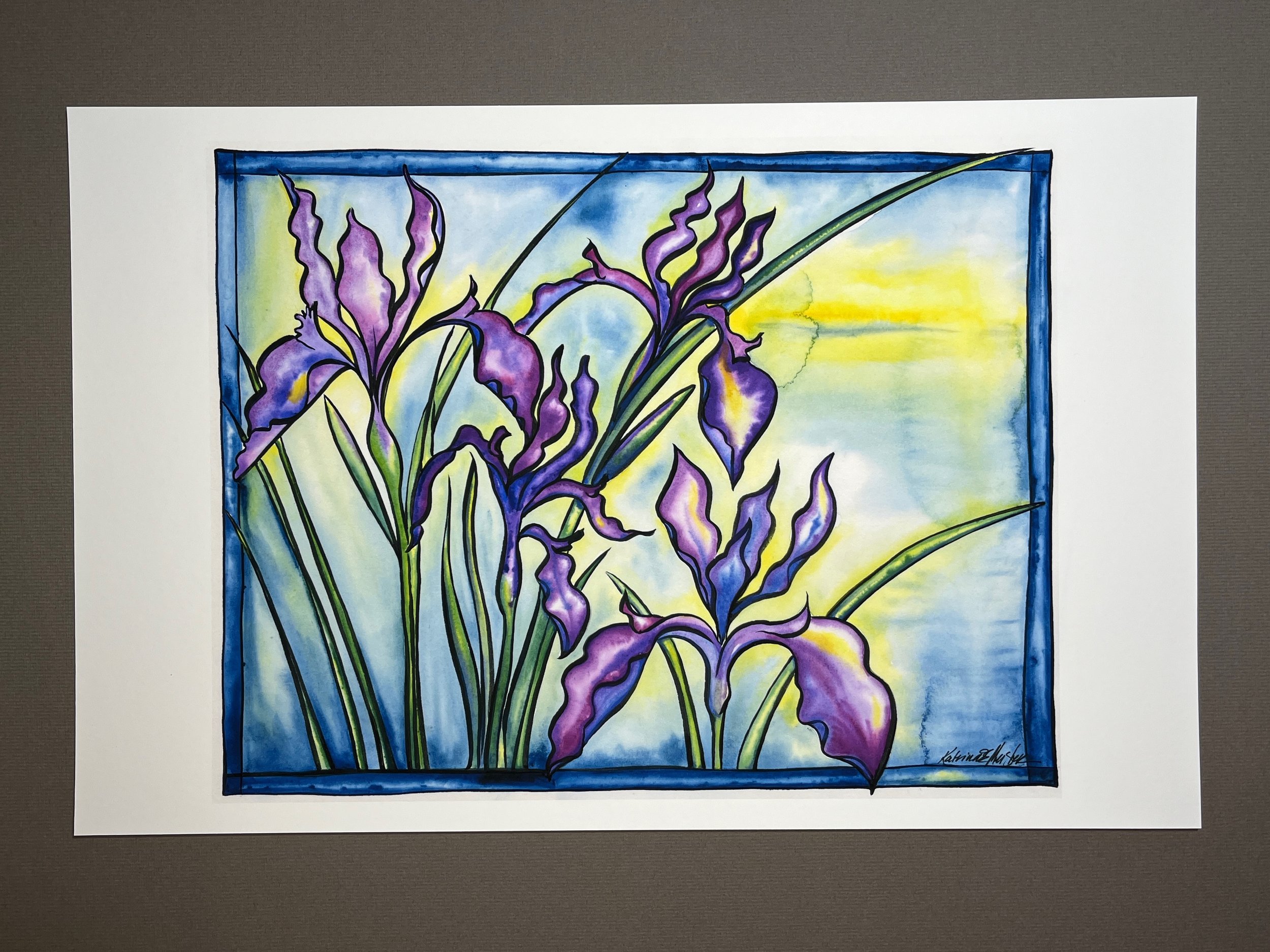 Wild Iris Morning