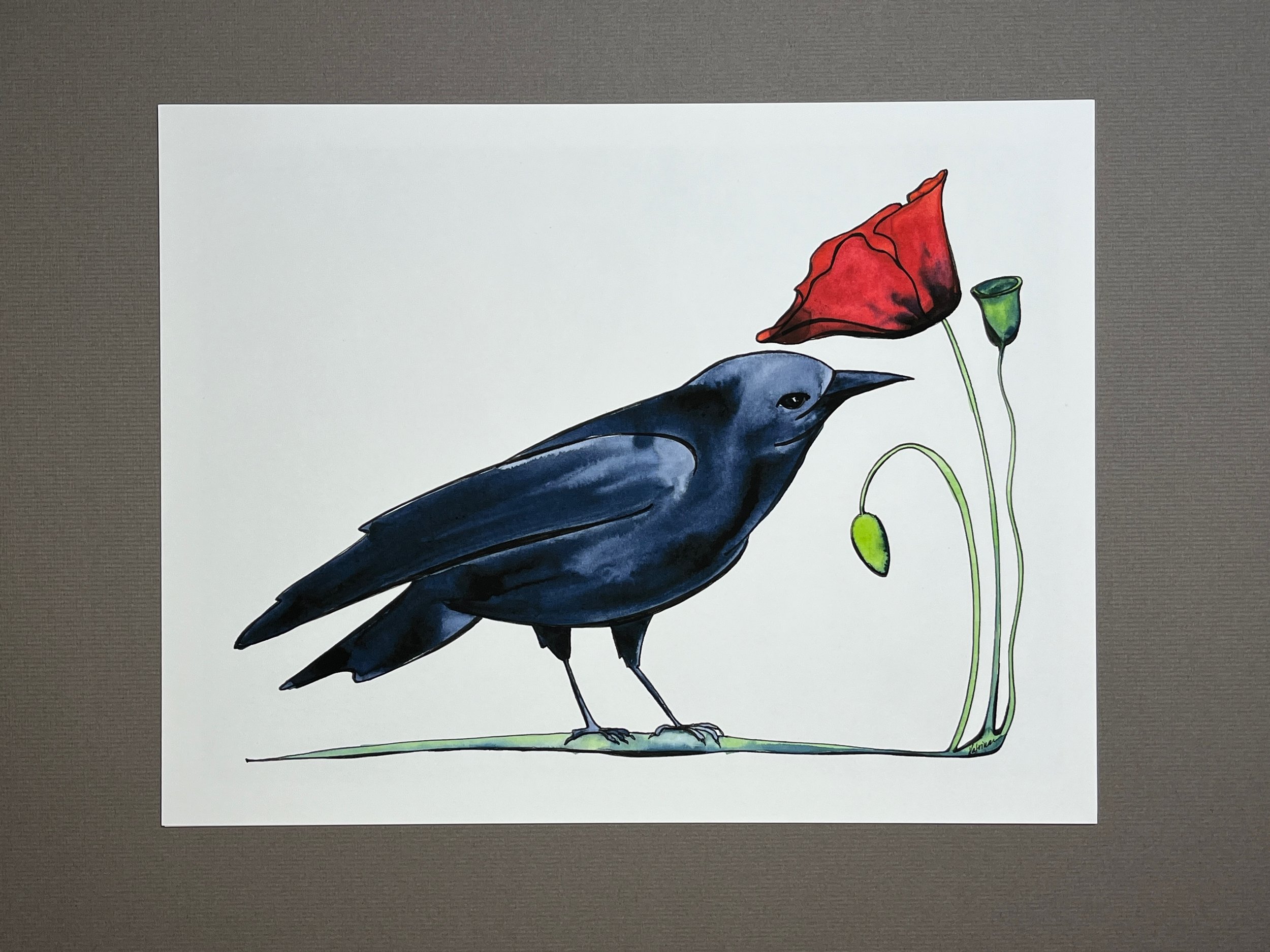 Crow and Poppy